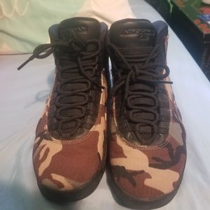 Jordan 10 retro woodland camo